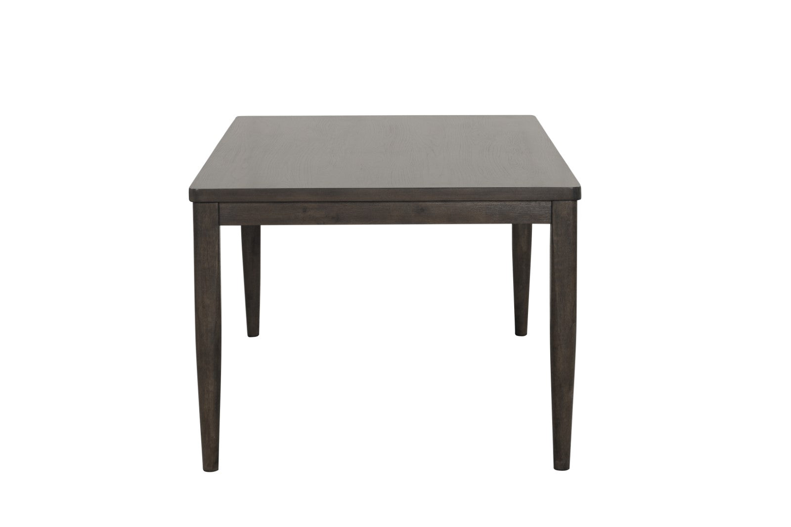 Modern Dining Table Dark Walnut Rubber wood 1pc Table Dining Room Furniture