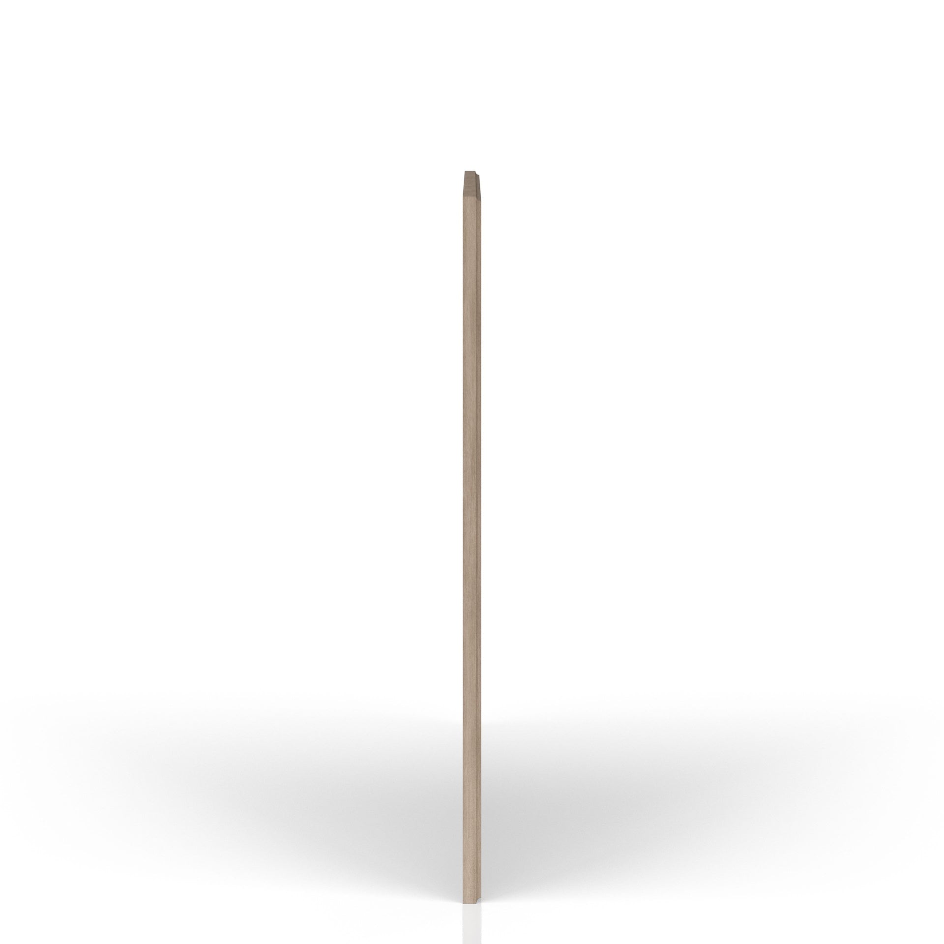 Sand Colored Rectangle Wood Mirror