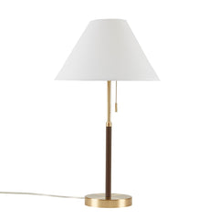 Two Tone Pull-chain Table Lamp