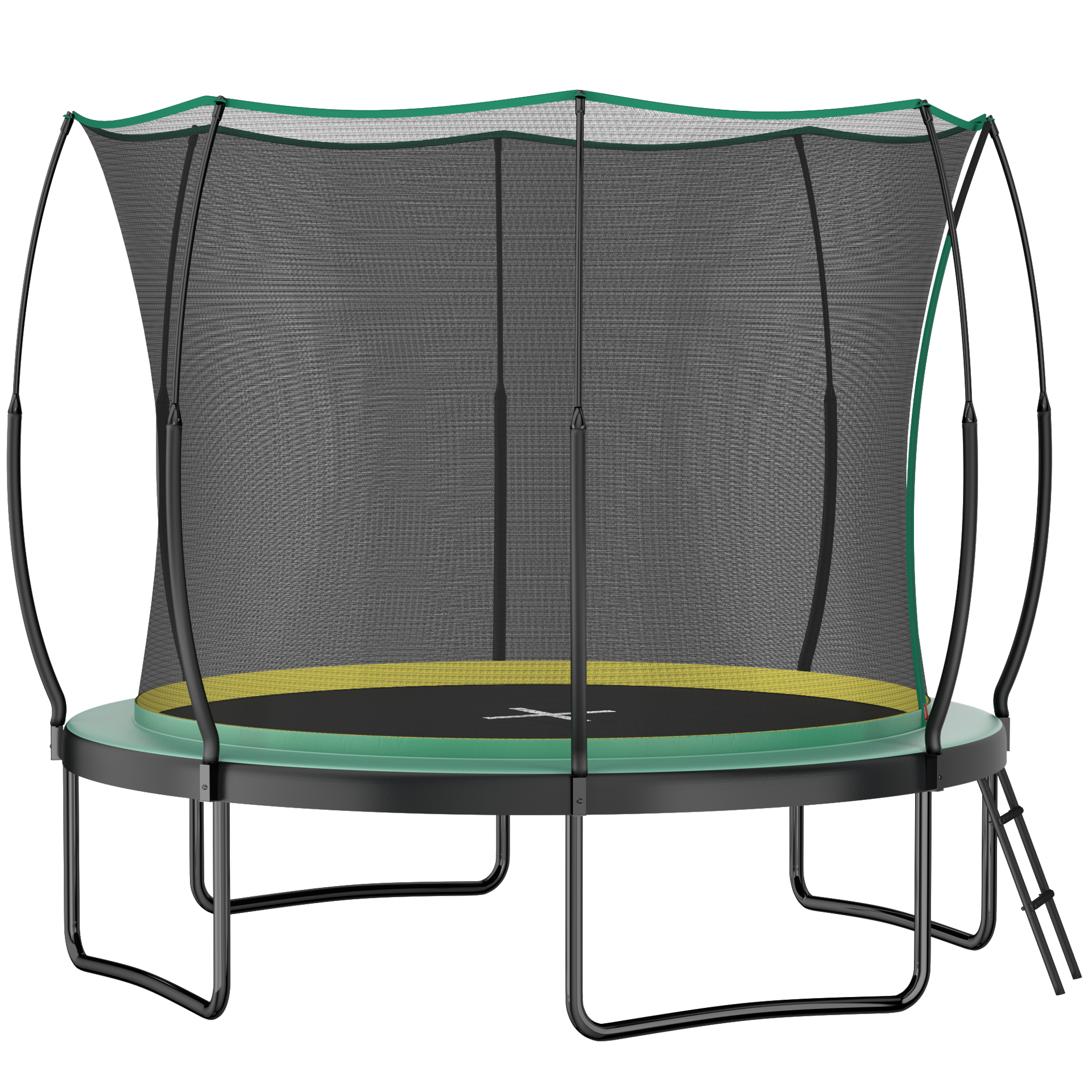 YC 10FT Springfree no Gap Trampoline- Green