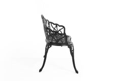 Cast aluminium bench