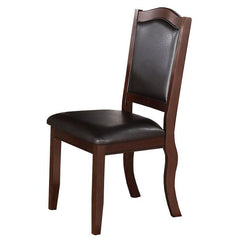 Formal Look Dining Table w Shelve And 6x Side Chairs Solidwood Espresso Finish 7pc Set Dining Room Furniture
