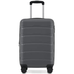 20 Inch Hardshell ABS Carry on Luggage, Durable Expandable Travel Suitcase with Spinner Wheels, TSA Lock
