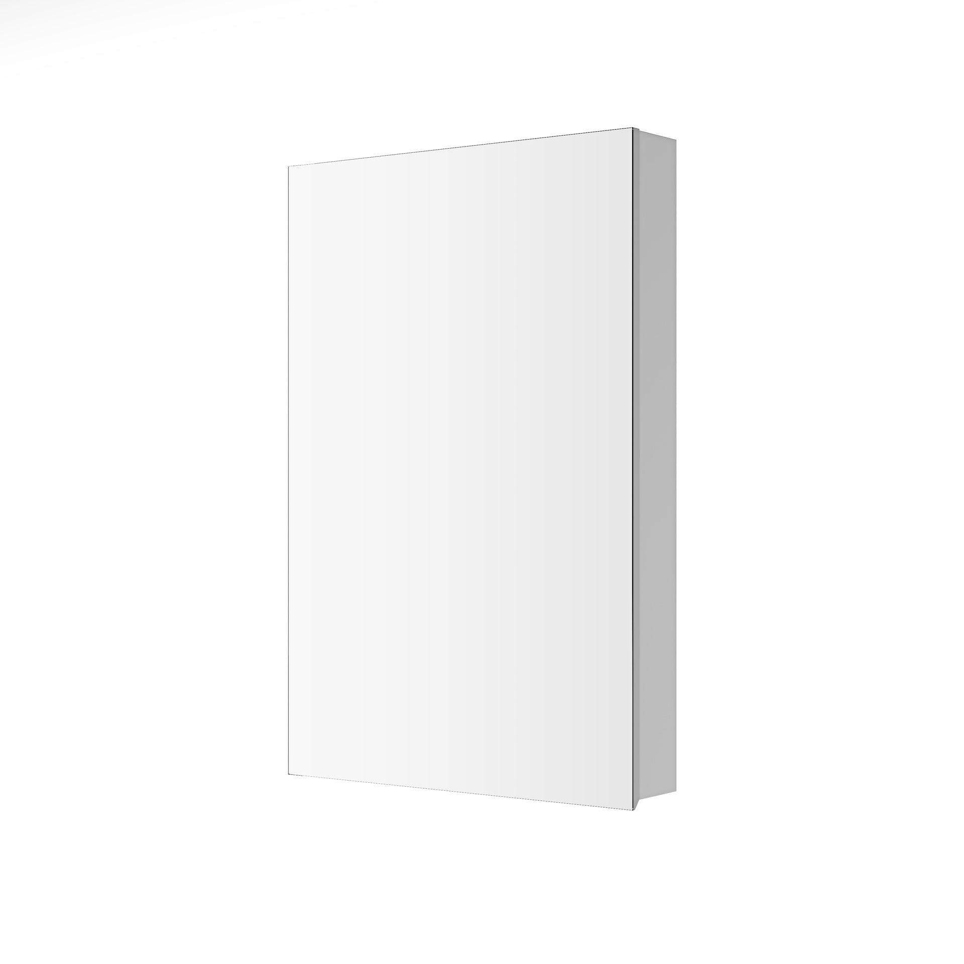 24'' W x 36'' H Surface Frameless Mirror Medicine Cabinet, Beveled Mirror Edges Bathroom Medicine Cabinet, Right opening door