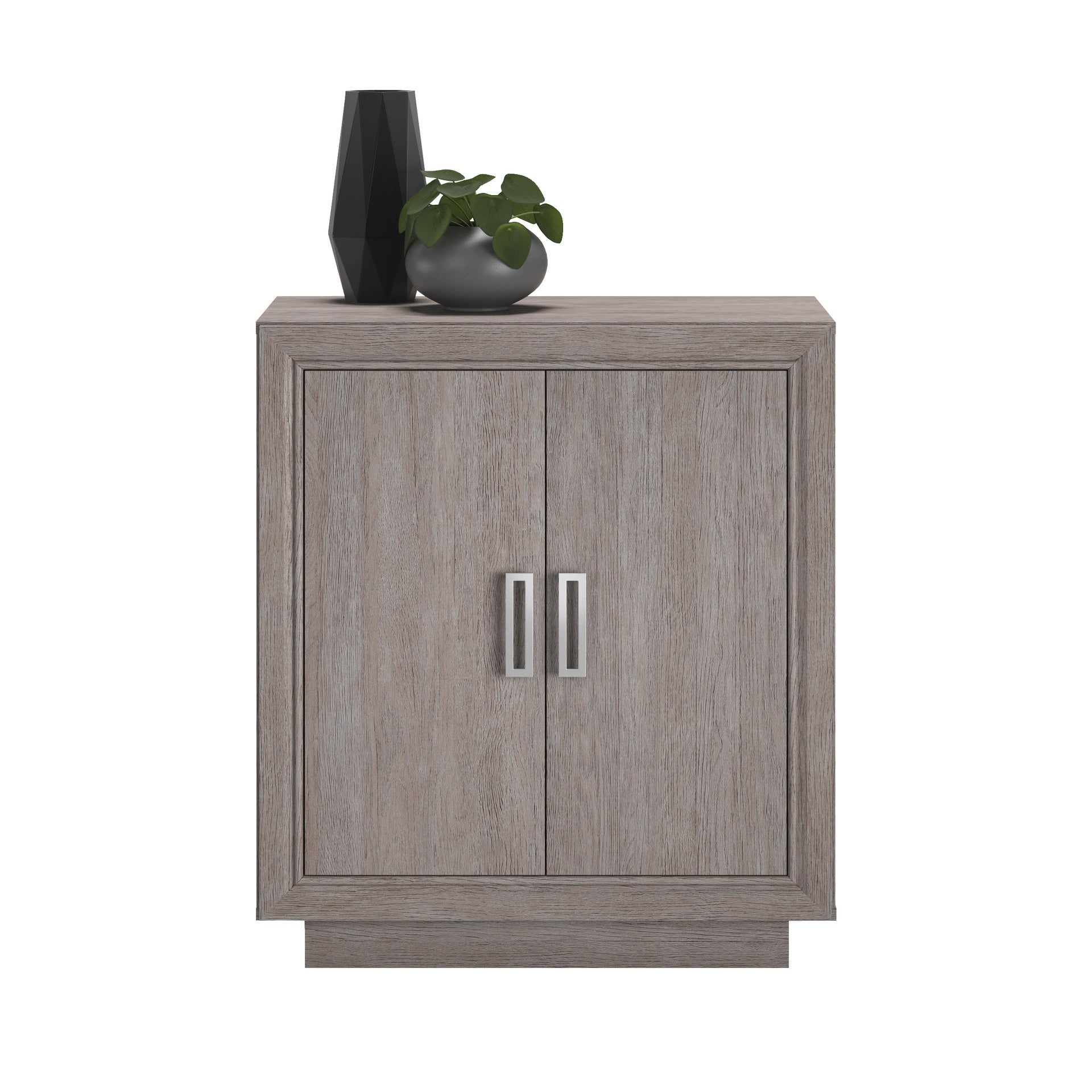 Storage Cabinet with Functional Design, Medium Gray finish