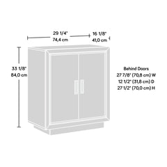 Storage Cabinet with Functional Design, Medium Gray finish