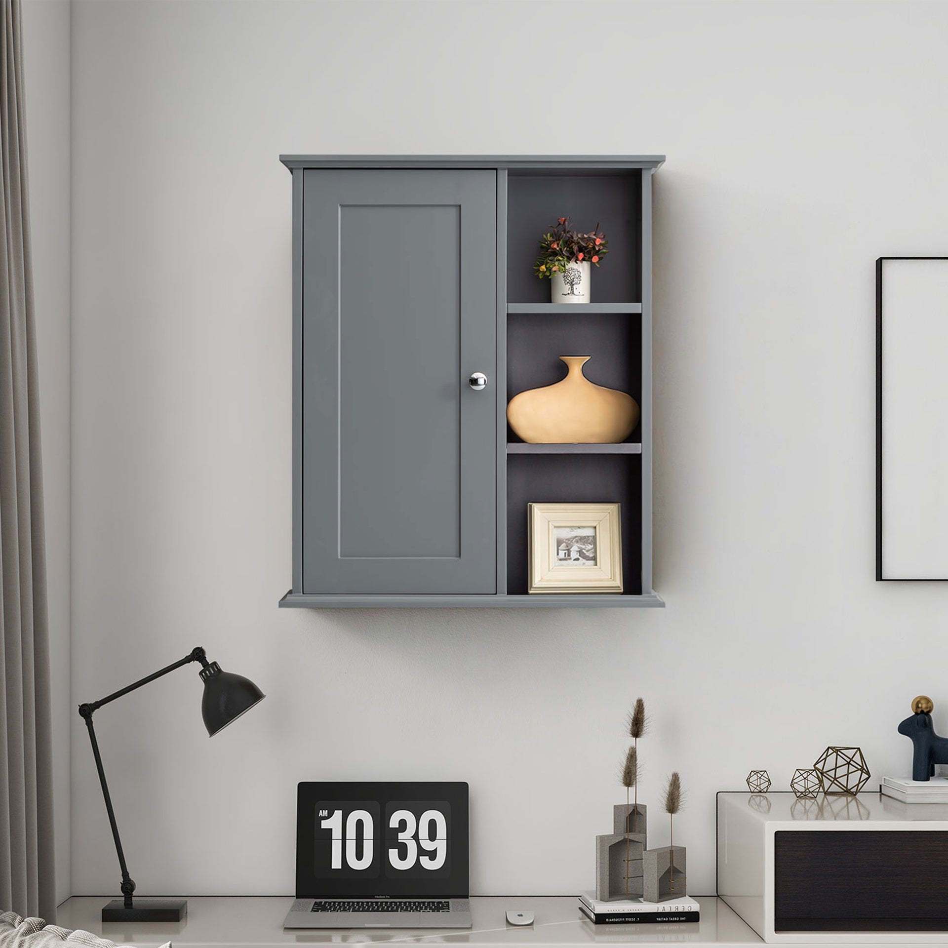 Upgraded Bathroom Wall Cabinet Over The Toilet Storage Cabinet Wall Mounted Storage Cabinet Wooden Medicine Cabinets