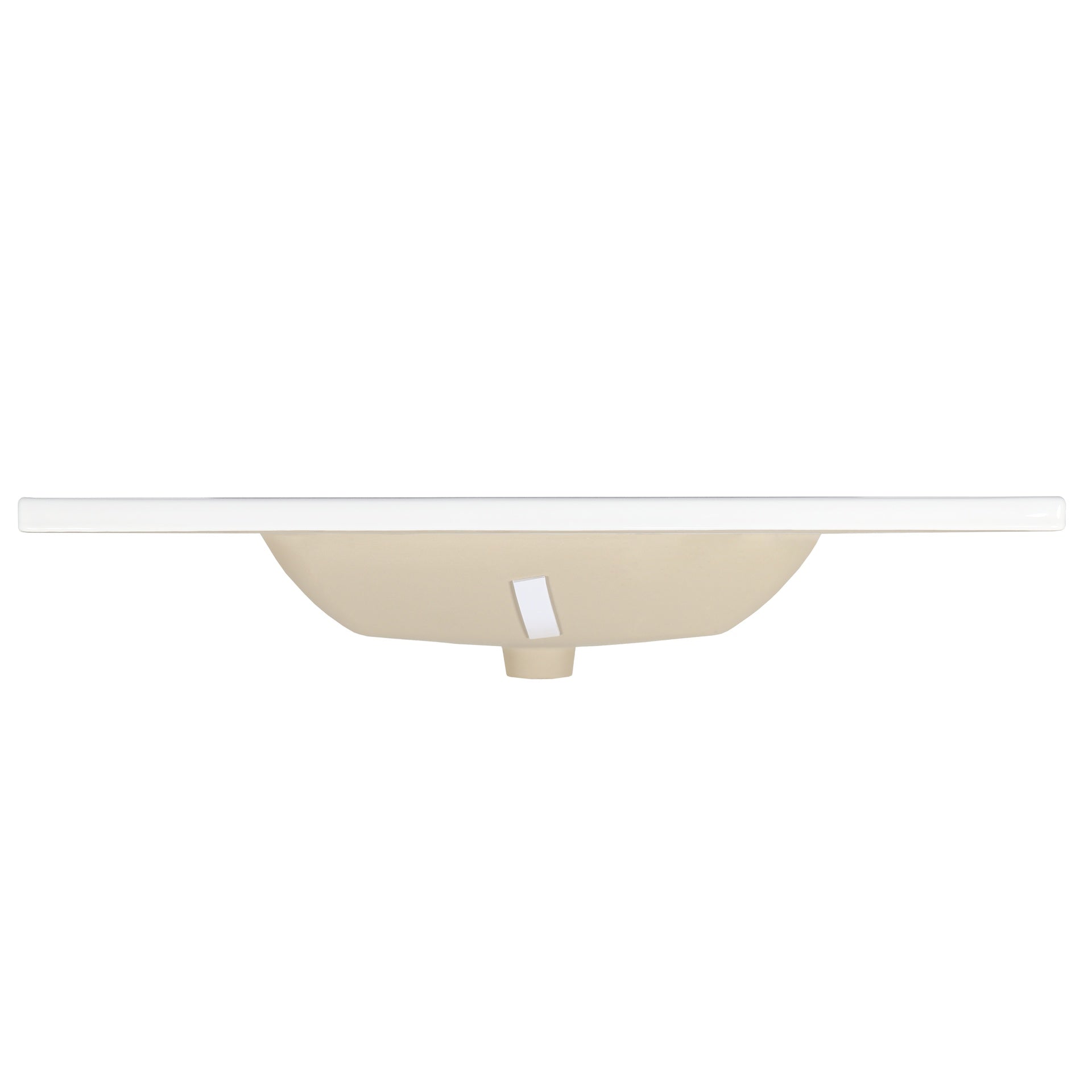 35.6" White Ceramic Basin, Only Ceramic Sink,  Without Cabinet