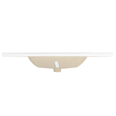 35.6" White Ceramic Basin, Only Ceramic Sink,  Without Cabinet