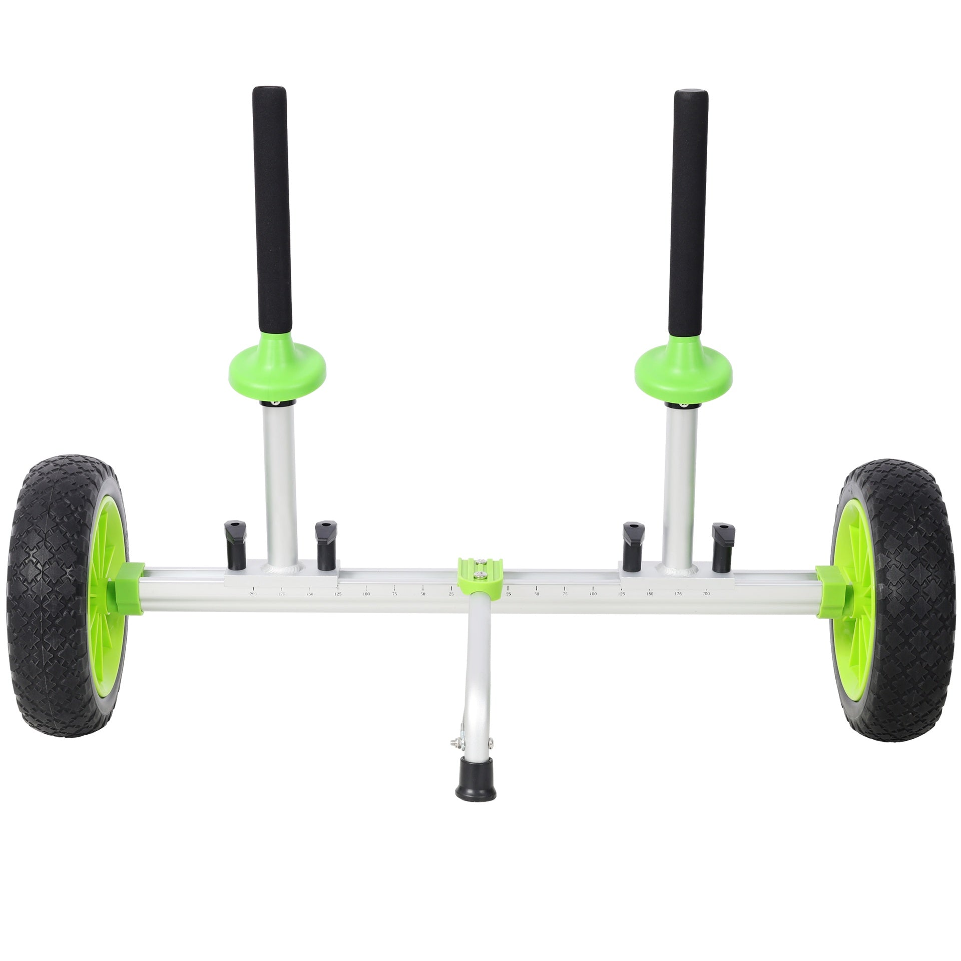 Sit On Top Kayak Cart, Heavy-Duty Plug-in Kayak Cart Dolly with 10 Inch PU Wheels,Width Adjustable