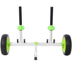 Sit On Top Kayak Cart, Heavy-Duty Plug-in Kayak Cart Dolly with 10 Inch PU Wheels,Width Adjustable