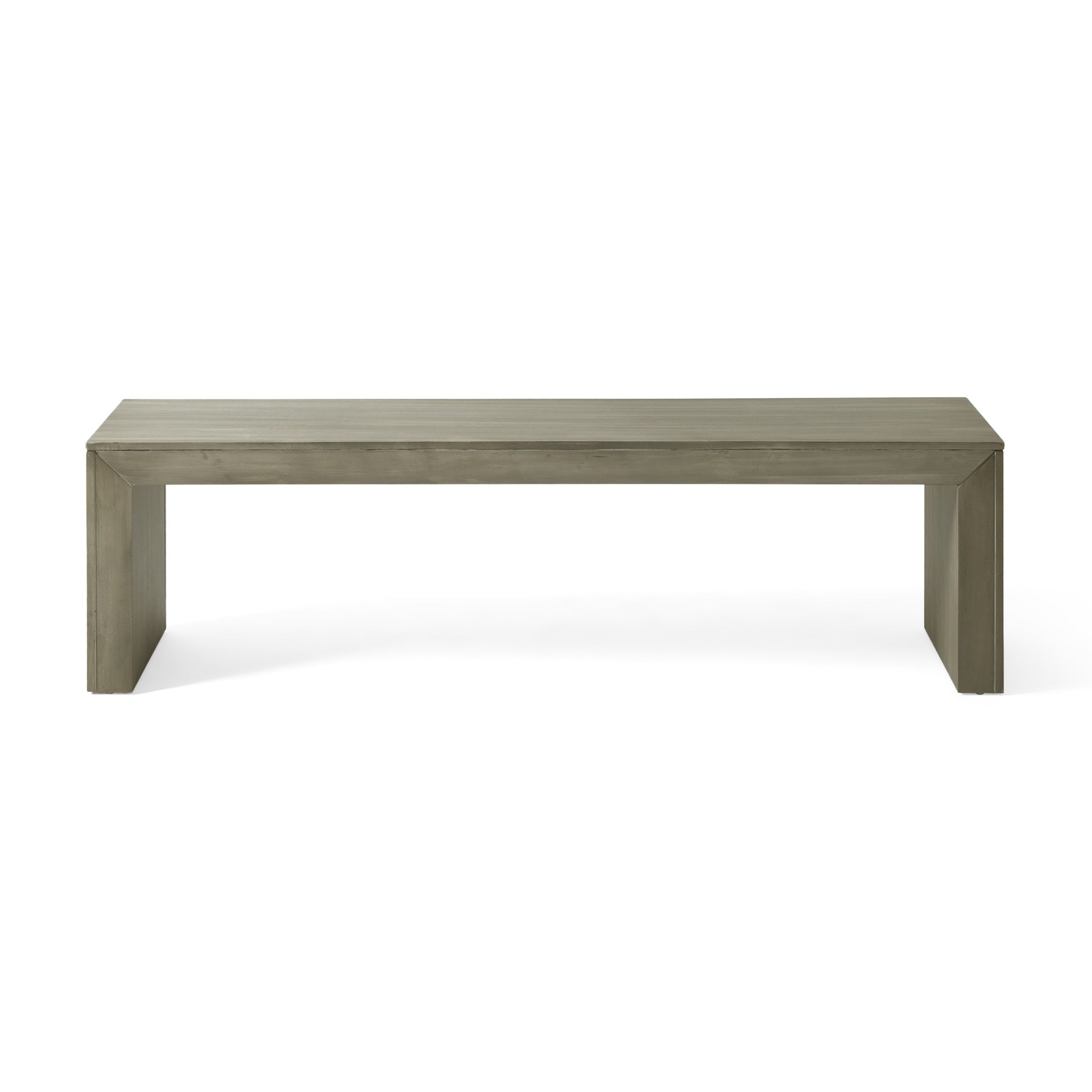 Acacia Wood Dining Bench, Grey+Taupe