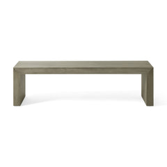 Acacia Wood Dining Bench, Grey+Taupe