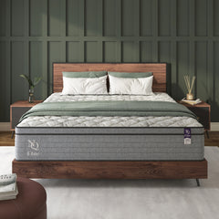 NapQueen Elite Series Machka 10 Inch Twin Size Cooling Gel Memory Foam Hybrid Mattress, CertiPUR-US Certified, Made in USA