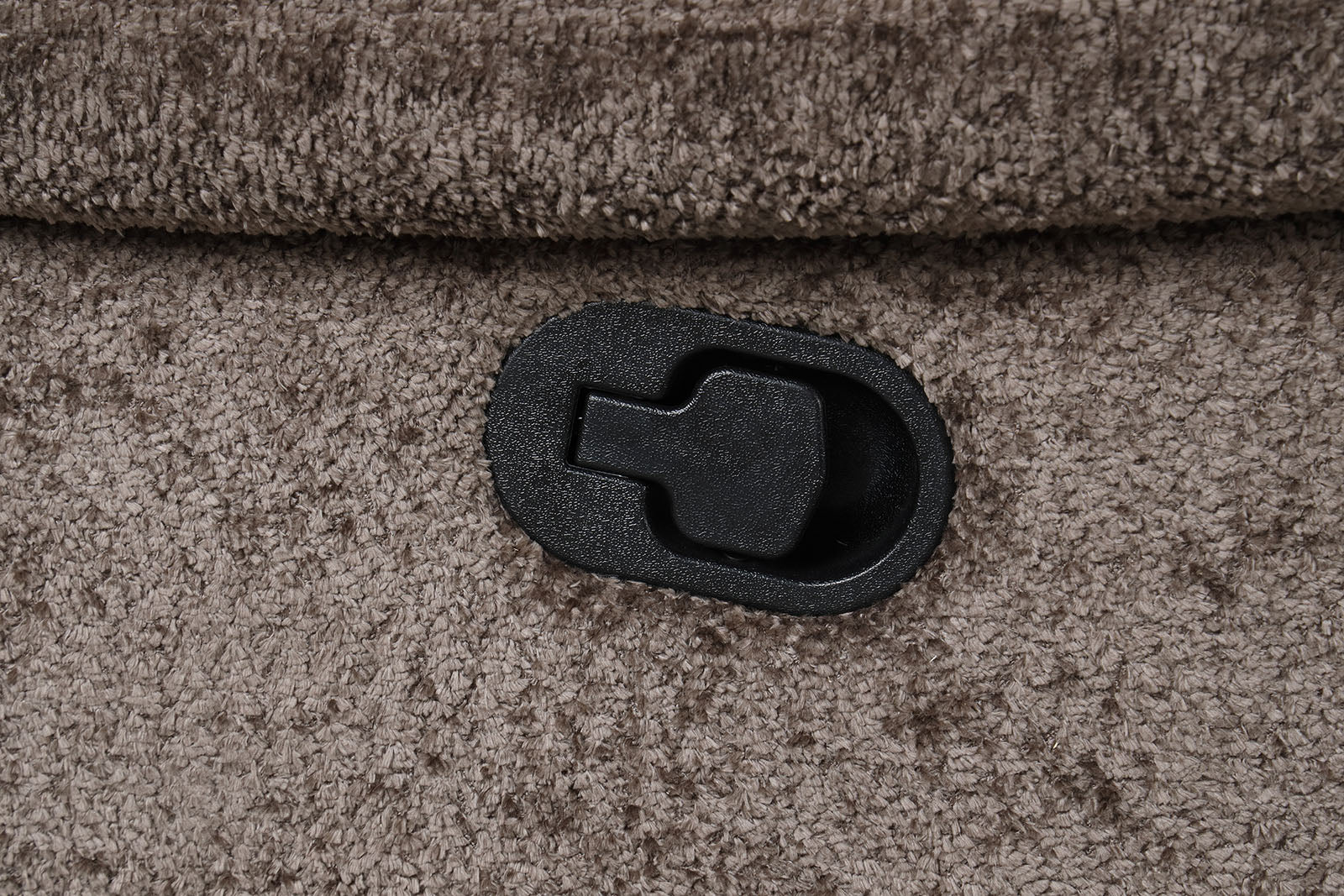 Transitional Style Glider Recliner Track Pillow Top Arms High Density Foam Dark Brown Finish Primary Living Room