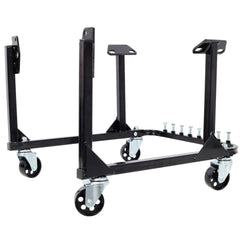 750LBS Engine Cradle with Wheels,Heavy-Duty Steel Motor Holder with 4 Swivel Casters and 4 Hook Positions Easy Assembly