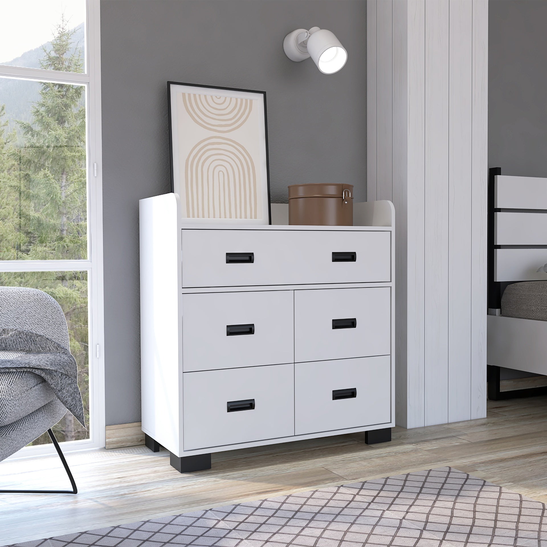 Dresser Wuuman, Bedroom, White