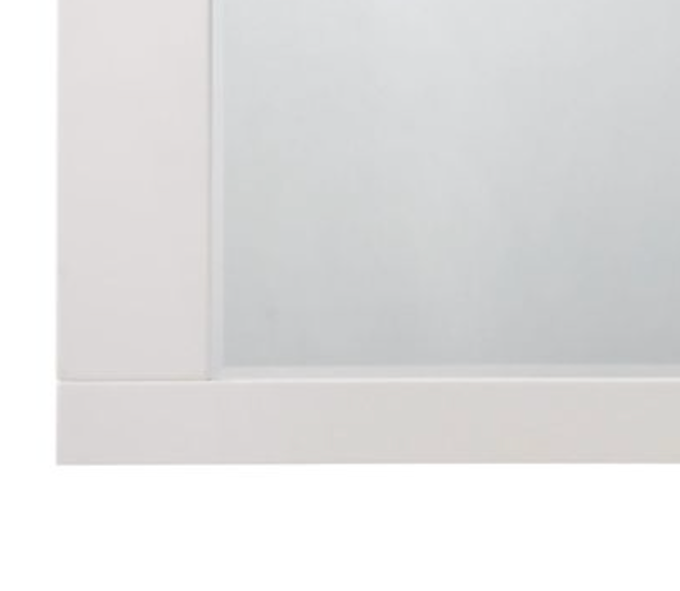 Naima II White High Gloss Finish Mirror