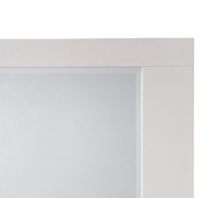 Naima II White High Gloss Finish Mirror
