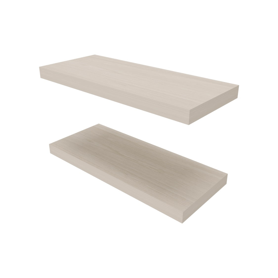 White Oak Floating Shelf