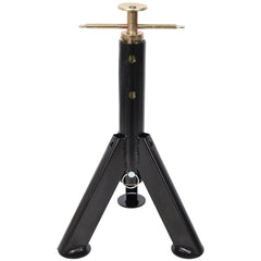 RV Adjustable Telescoping Stabilizer Jack Stand, Supports Stabilizer Jacks,16 to 30 Inches Adjustabe Height,6,000 Pound Capacity,Black Color, 2PACK
