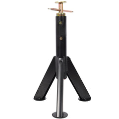 RV Adjustable Telescoping Stabilizer Jack Stand, Supports Stabilizer Jacks,16 to 30 Inches Adjustabe Height,6,000 Pound Capacity,Black Color, 2PACK