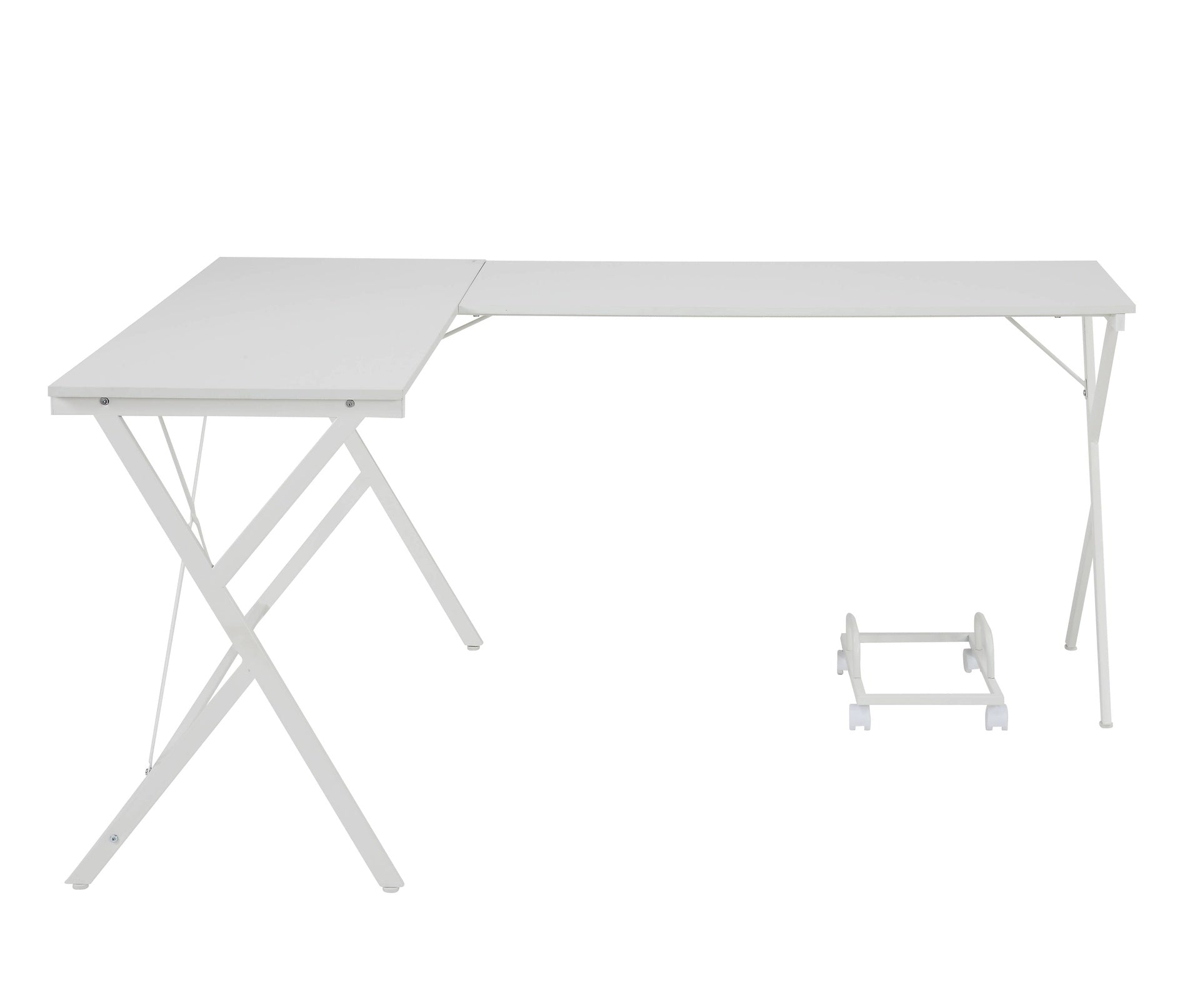Dazenus White Finish Computer Desk
