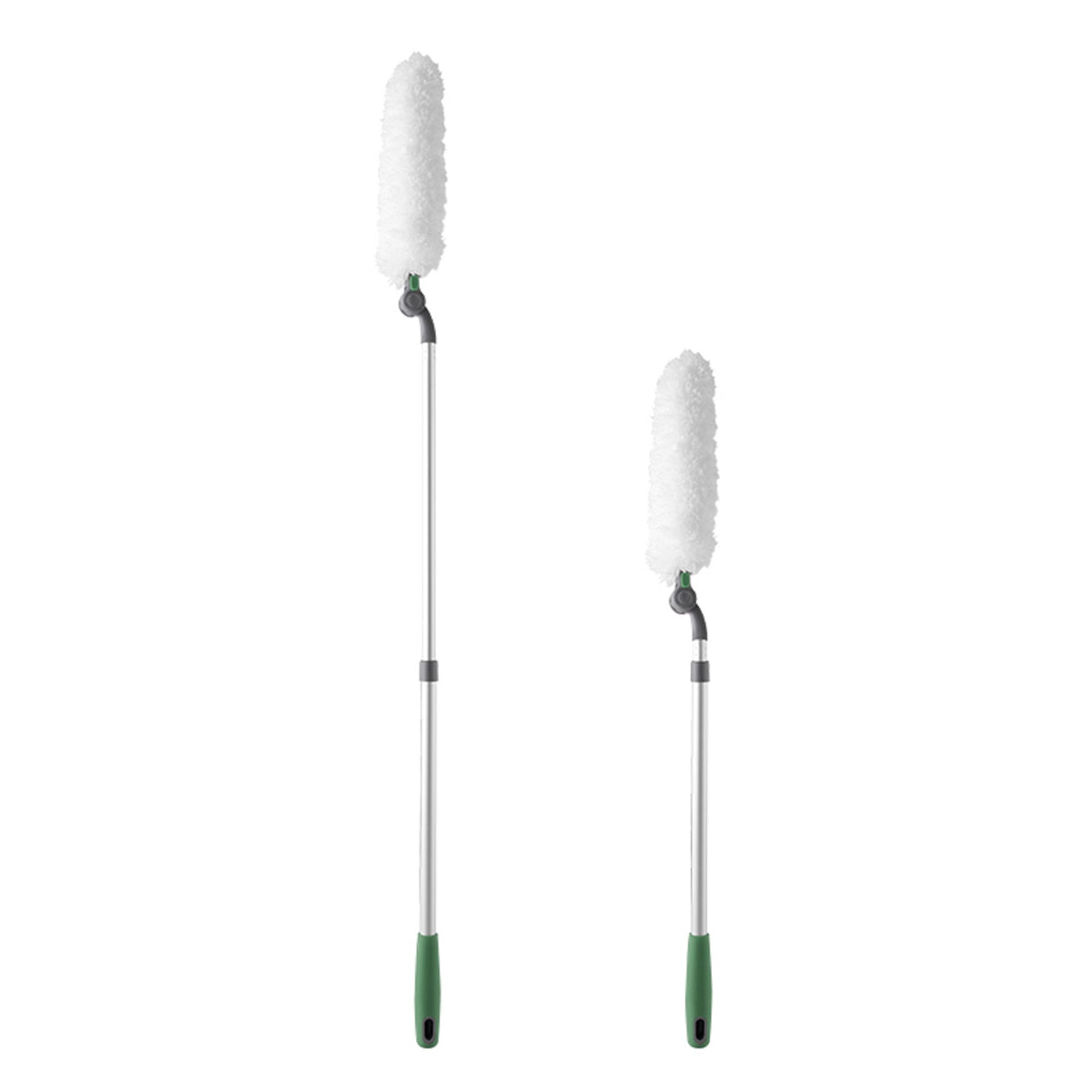 Long handle duster,Dust collector with extension bar,home duster,Easy to use and reusable,white