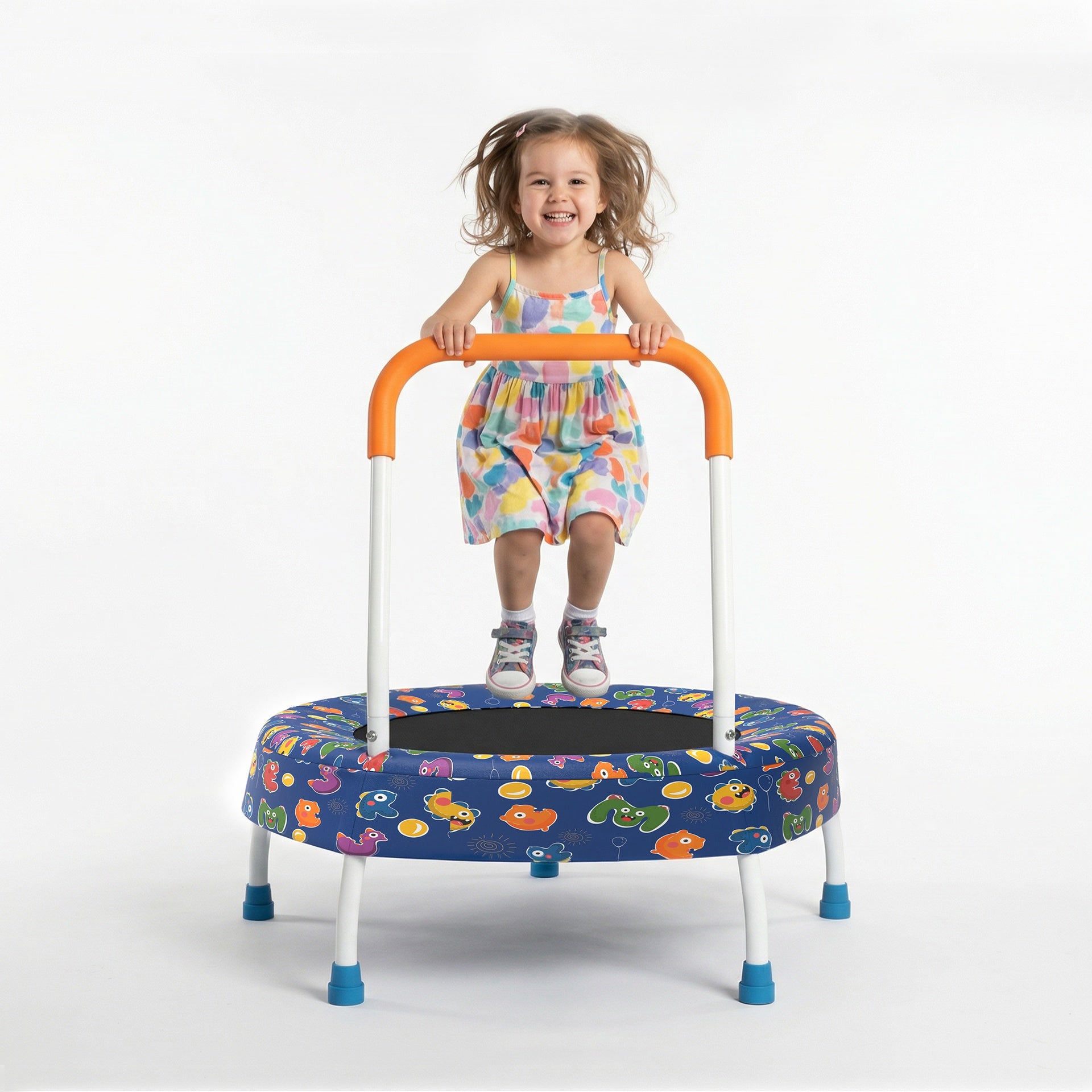 28inch Toddler Trampoline for Kids 1 Year Plus with Handle, Baby Gifts for Boys and Girls, Indoor and Outdoor