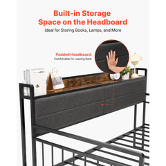Twin Size Daybed Frame Metal Day Bed with Trundle and Charging Station