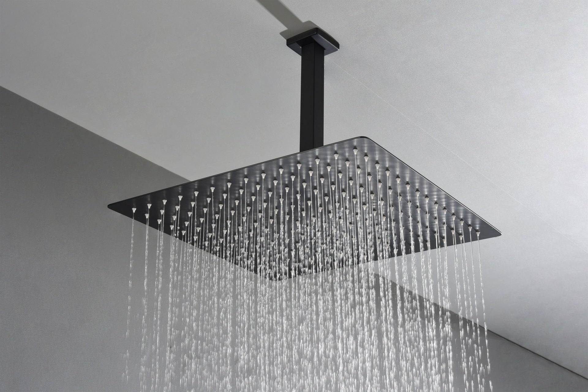 16" Matte Black Bathroom Luxury shower head