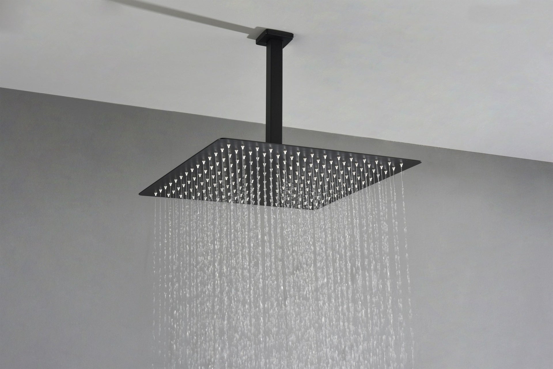 16" Matte Black Bathroom Luxury shower head