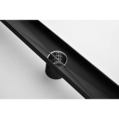 24 Inches Linear Shower Drain, Included Hair Strainer and Leveling Feet