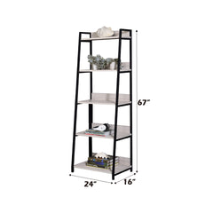 Wendral Natural & Black Finish 24"W Bookshelf