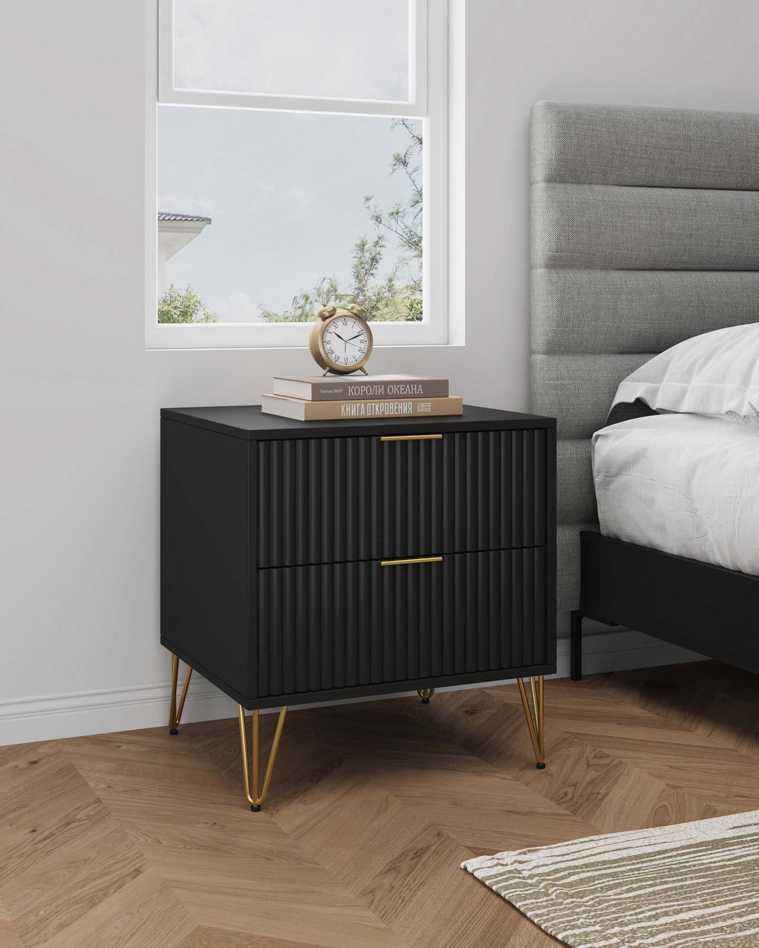 Nightstand in Black