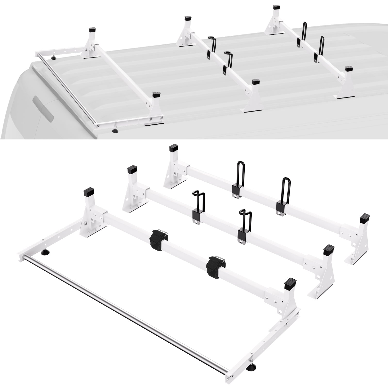 Trailer Ladder Rack Van Roof Ladder Rack for Ford Transit Custom 2013-2024