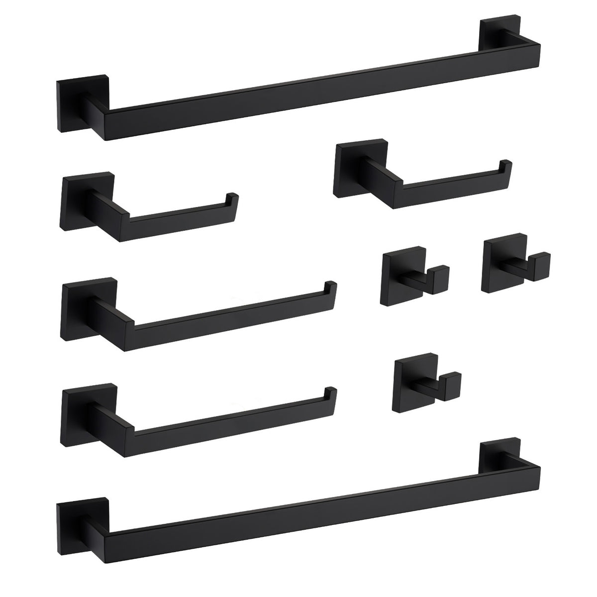 9 - Piece Bathroom Hardware Set