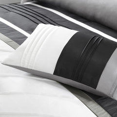 7 Piece Comforter Set Grey King
