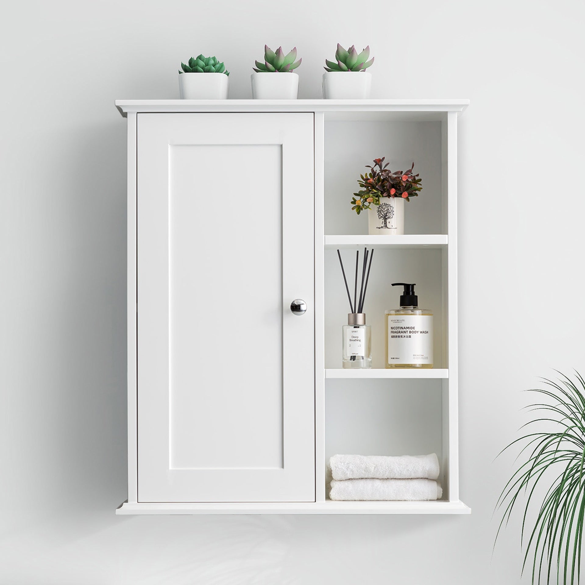Upgraded Bathroom Wall Cabinet Over The Toilet Storage Cabinet Wall Mounted Storage Cabinet Wooden Medicine Cabinets