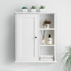 Upgraded Bathroom Wall Cabinet Over The Toilet Storage Cabinet Wall Mounted Storage Cabinet Wooden Medicine Cabinets