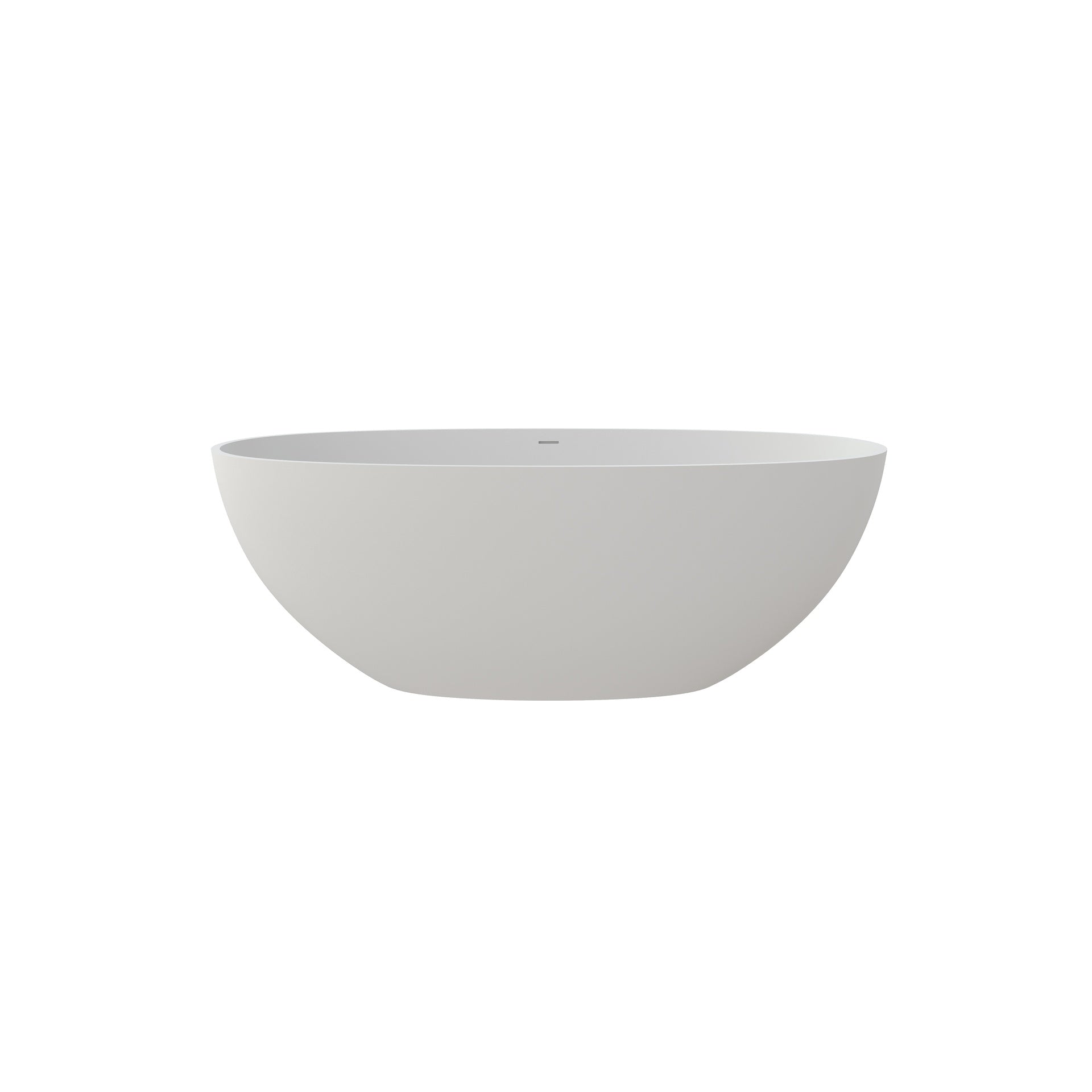 61" Premium Solid Surface Deep Soaking Bathtub