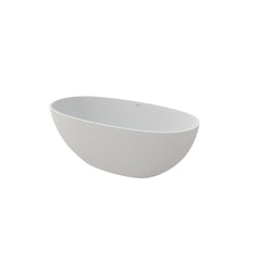 61" Premium Solid Surface Deep Soaking Bathtub