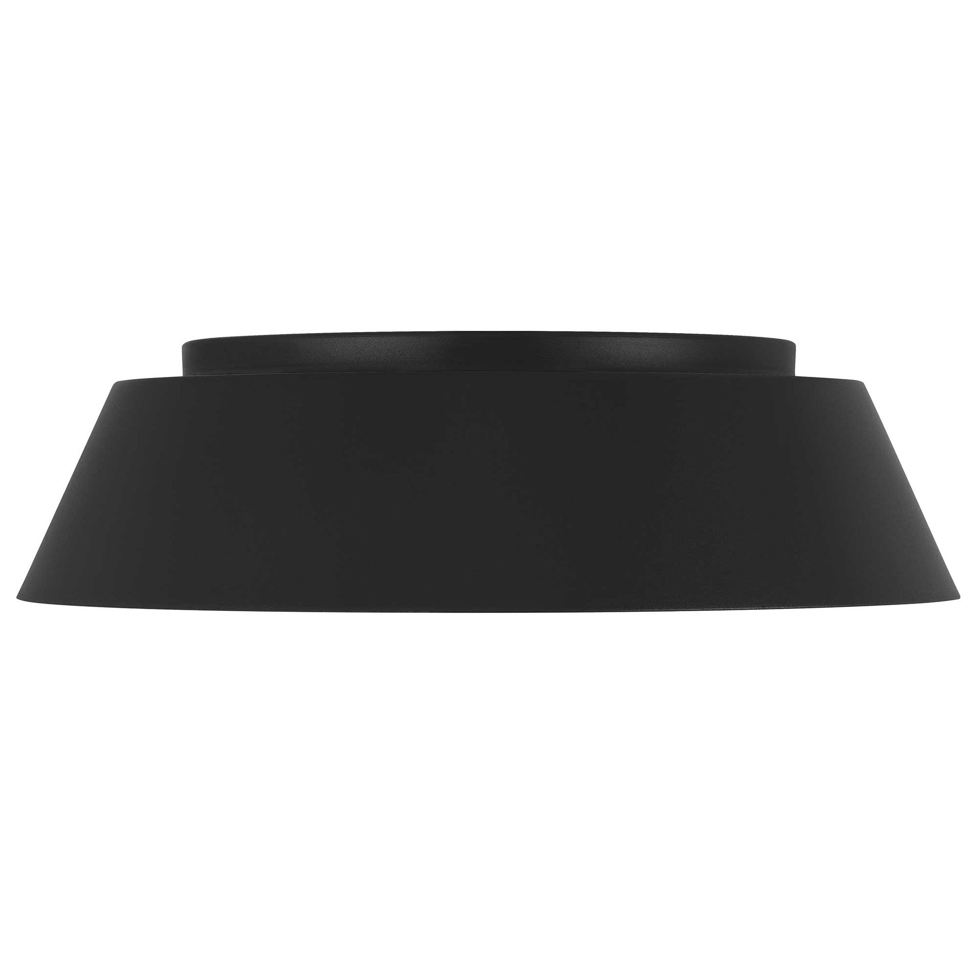15 inch Black LED Flush Mount