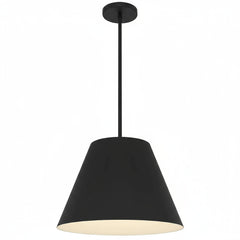 16 inch Diameter Integrated LED Black Pendant