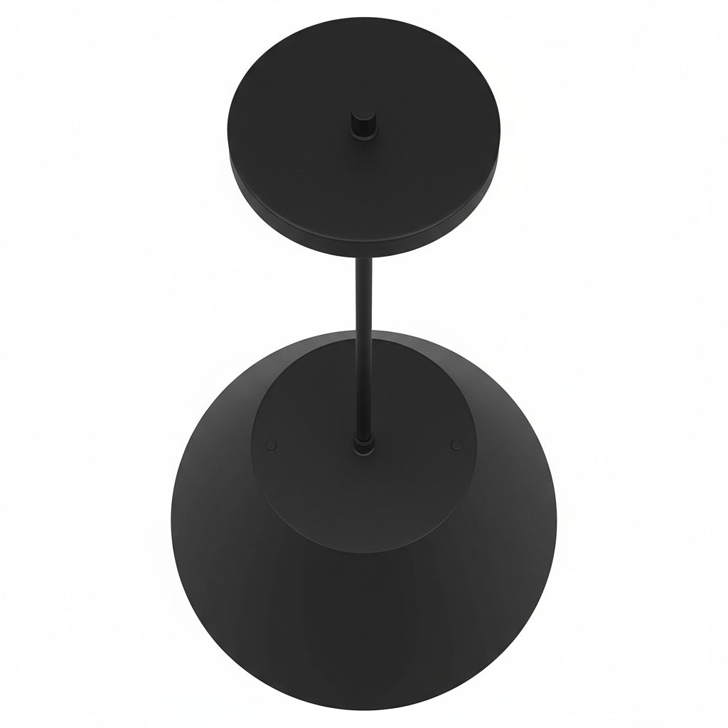 16 inch Diameter Integrated LED Black Pendant