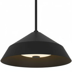 14 inch Diameter Integrated LED Black Pendant