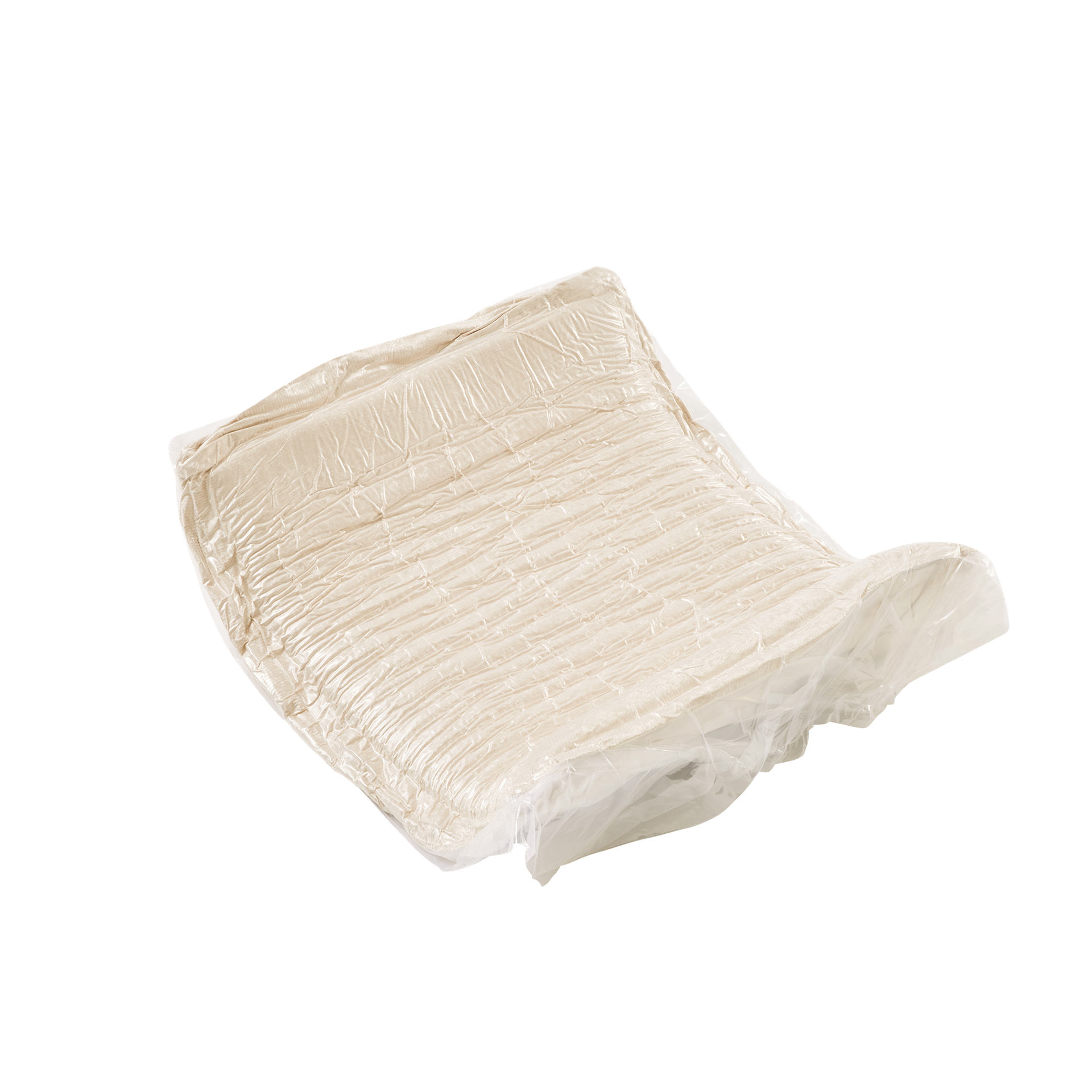 Harrison Ottoman Velvet-Light Camel