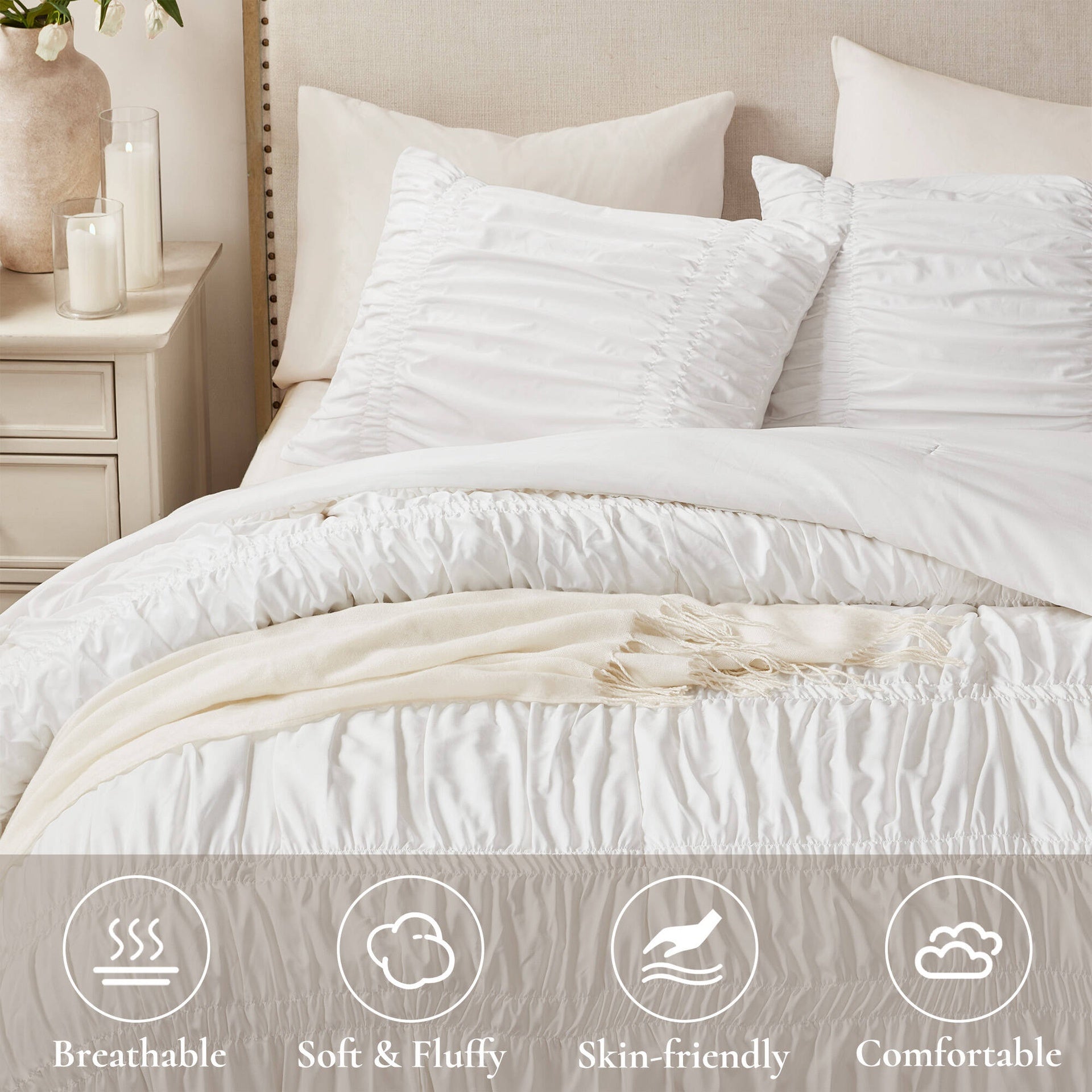 3PCS King Comforter Set