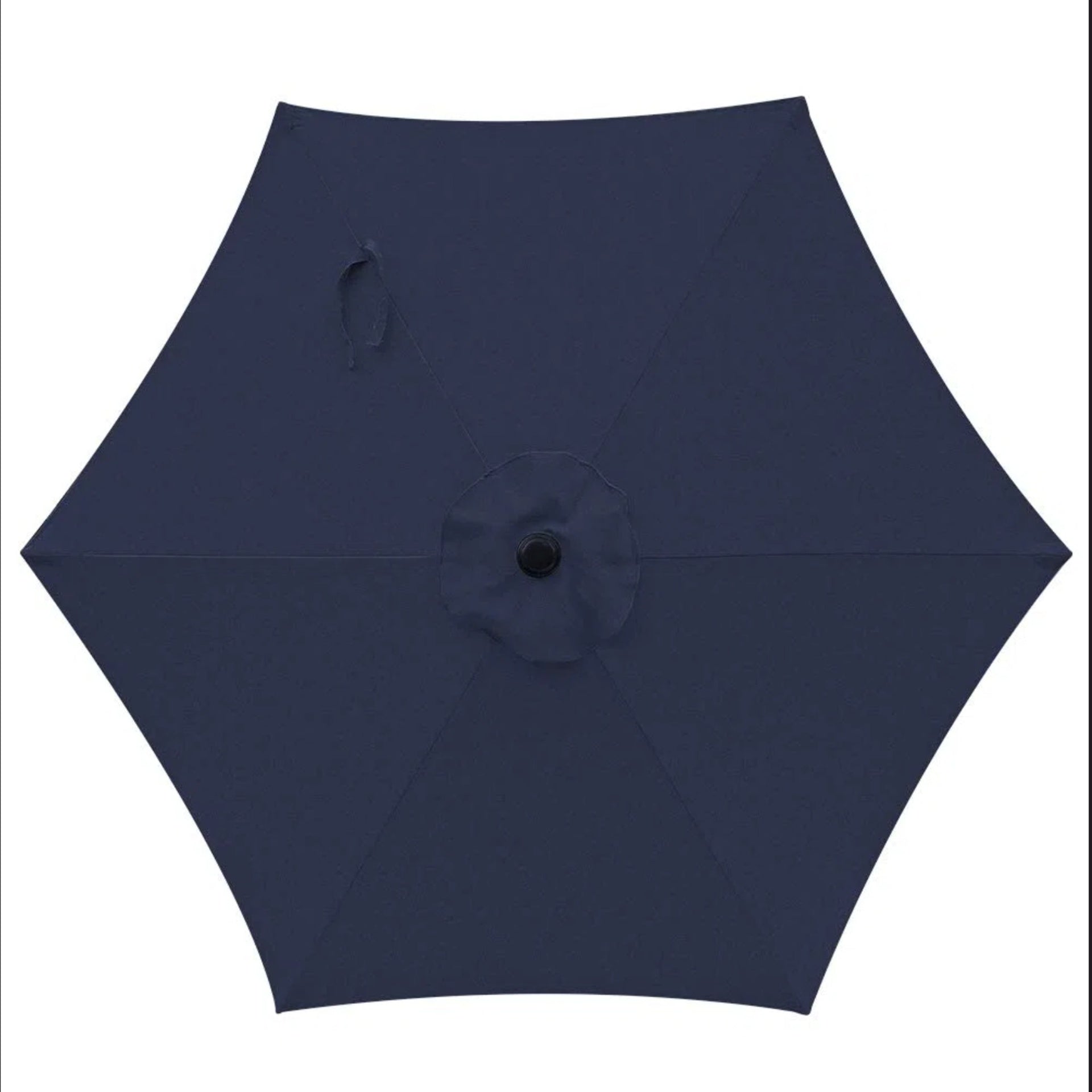 7.5 Feet Navy Blue Market Umbrella with Crank Lift & Tilt. UV-Resistant Canopy for Pool, Backyard & Patio (Without base)