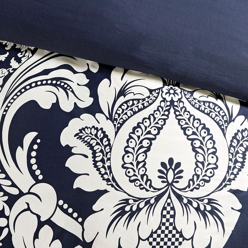 King/Cal King 6 Piece Printed Duvet Cover Set